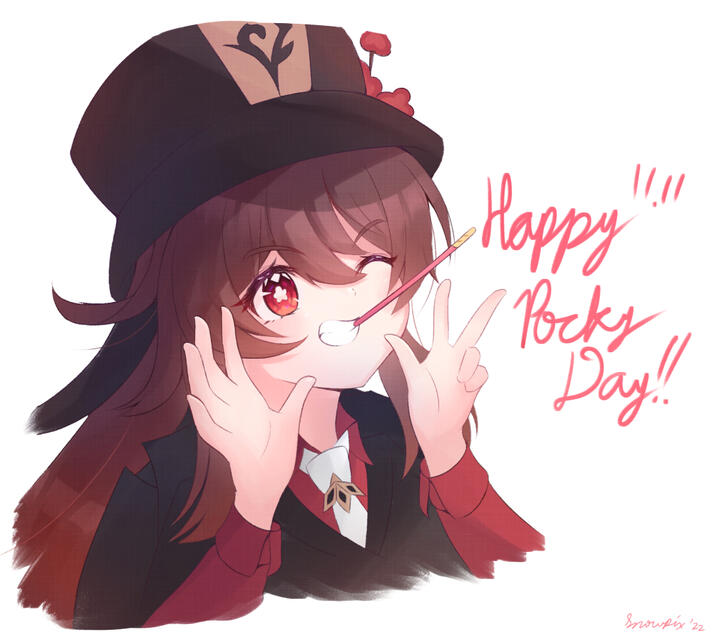 Pocky Day Hu Tao! Pocky Day Hu Tao!